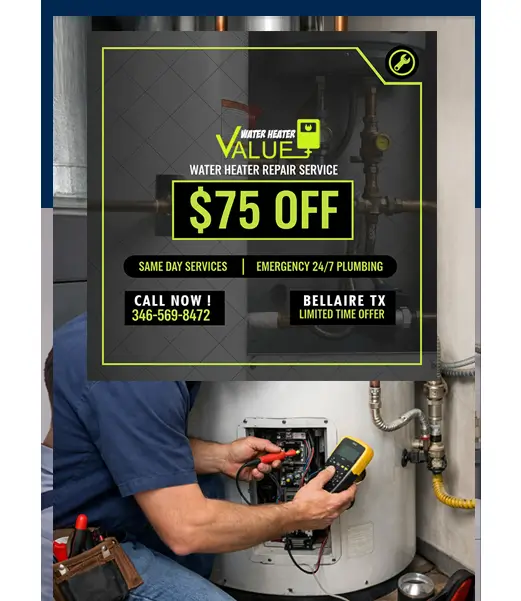water heater repair offer